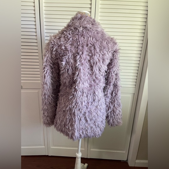 Avec Les Filles Purple Furry coat Burning man ready - Picture 4 of 7